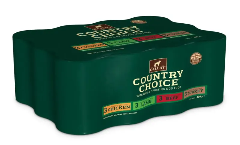 Gelert Country Choice Work and Sport Variety Wet Dog Food